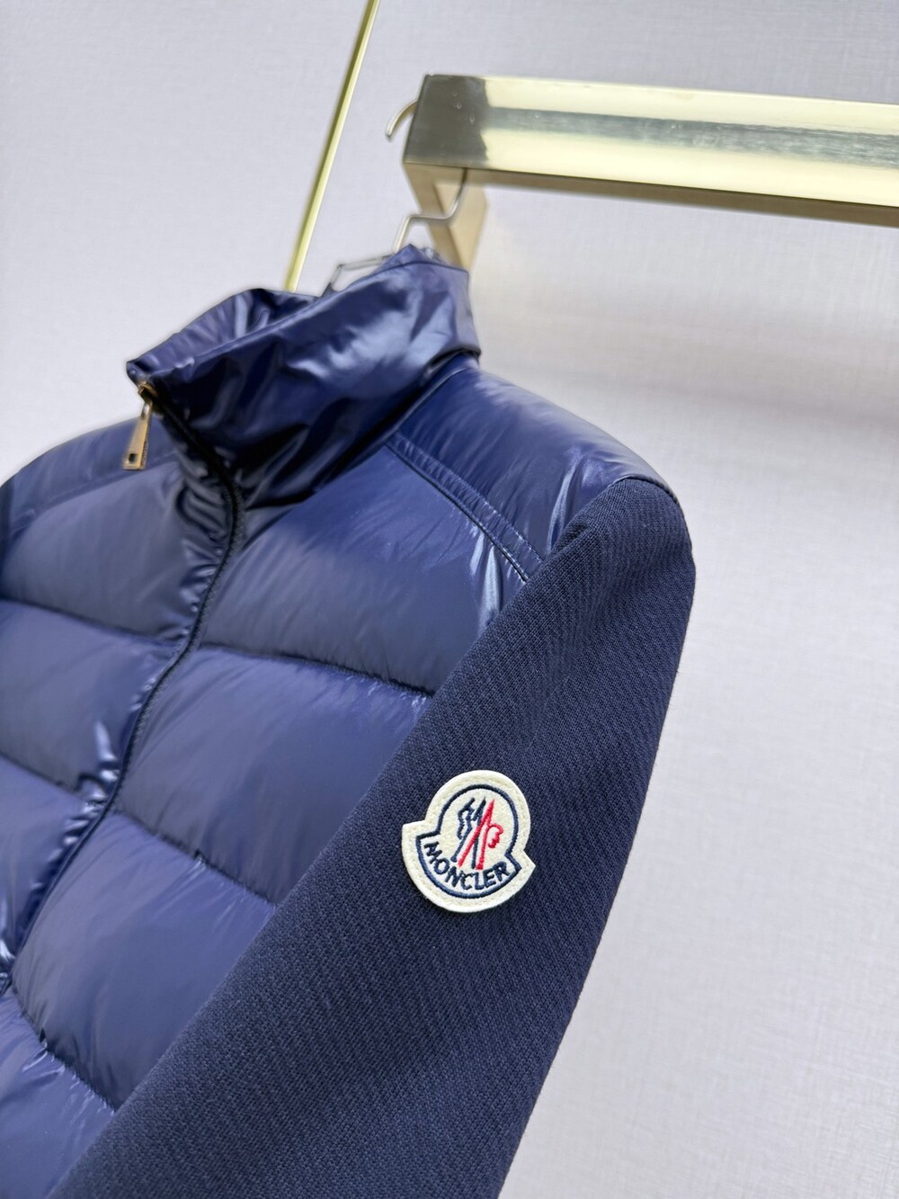 Moncler Zip‑Up Cropped Down Jacket - Picture 2 of 8